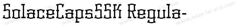 SolaceCapsSSK Regula字体转换
